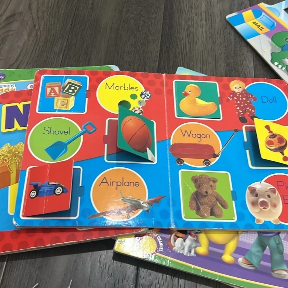 Bundle of Children’s educational books numbers colors and words